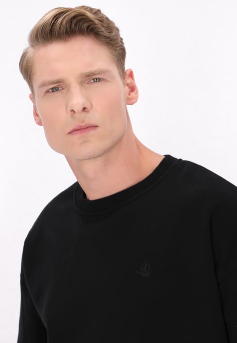 Dreimaster Sweatshirt Männer Schwarz - Image 5