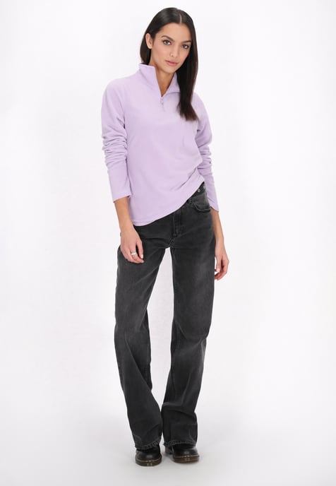 Mymo Fleecepullover Damen Hellviolett - Image 2