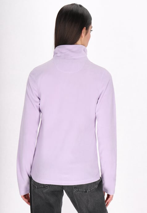 Mymo Fleecepullover Damen Hellviolett - Image 4