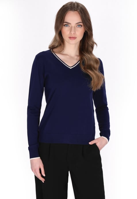 Dreimaster Pullover Frauen Marine - Image 3