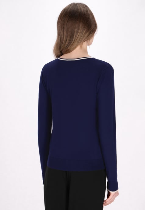 Dreimaster Pullover Frauen Marine - Image 4