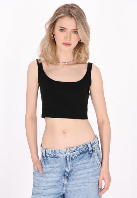 Mymo Spitze Frauen Schwarz - Image 3