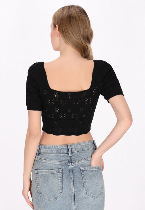 Mymo Spitze Frauen Schwarz - Image 4
