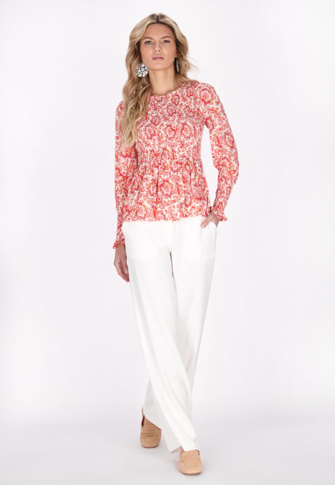 usha Bluse Frauen rot mehrfarbig - Image 2