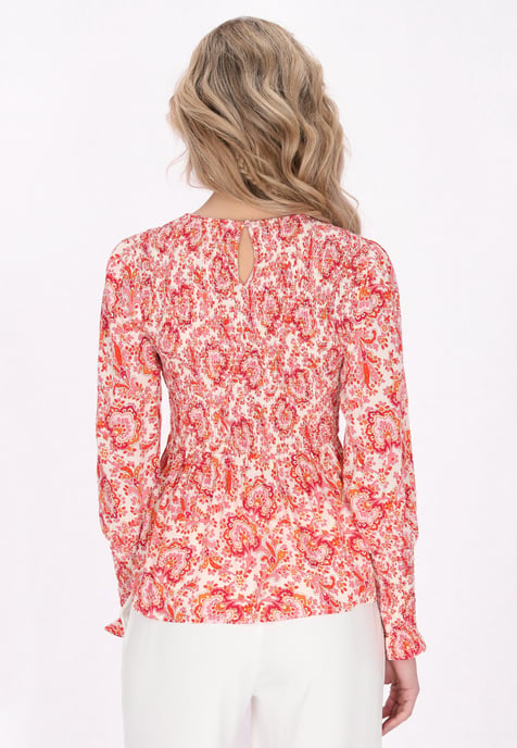usha Bluse Frauen rot mehrfarbig - Image 4