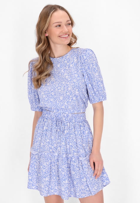 Mymo Bluse Frauen blau weiß - Image 3