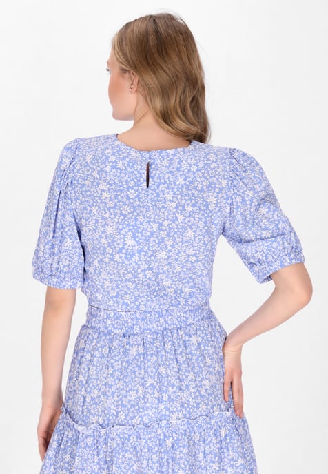 Mymo Bluse Frauen blau weiß - Image 4