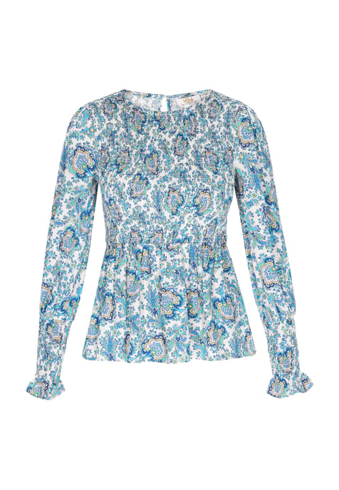 usha Bluse Frauen blau mehrfarbig - Image 1