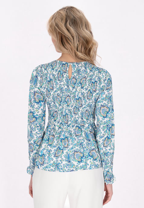 usha Bluse Frauen blau mehrfarbig - Image 4