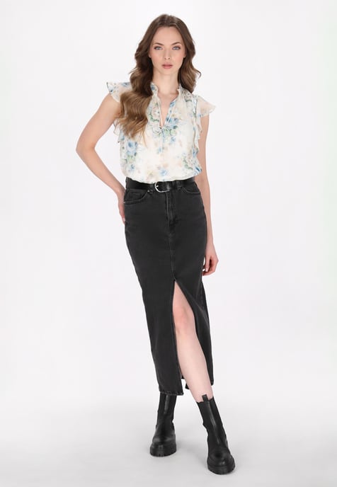 Dreimaster Bluse Frauen Blau - Image 2
