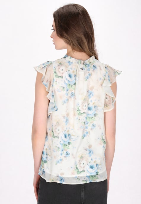 Dreimaster Bluse Frauen Blau - Image 4