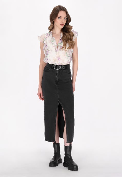 Dreimaster Bluse Frauen lila - Image 2