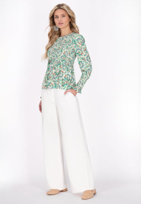 usha Bluse Frauen grün mehrfarbig - Image 2
