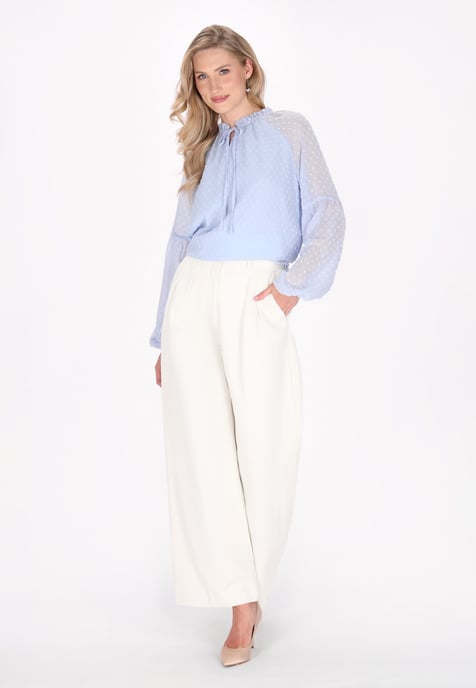 Dreimaster Bluse Frauen hellblau - Image 2