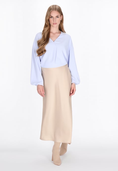 Dreimaster Bluse Frauen hellblau - Image 2