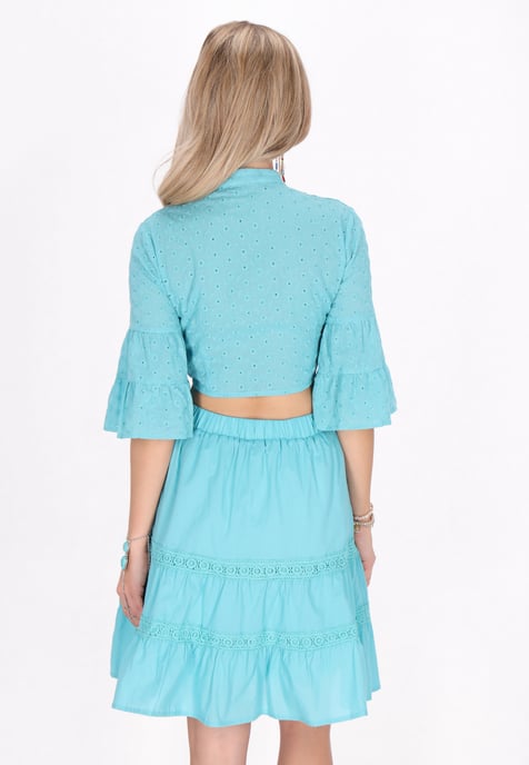 IZIA Bluse Frauen Aqua - Image 4