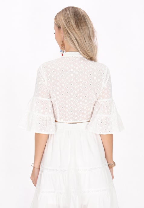 IZIA Bluse Frauen Weiß - Image 4