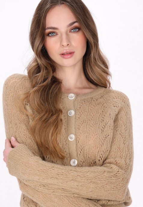 Dreimaster Strickjacke Frauen Beige - Image 5