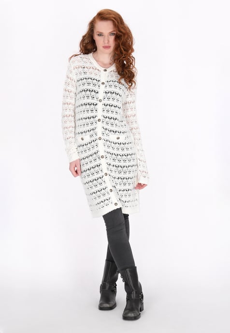 Dreimaster Strickjacke Frauen Weiß - Image 2