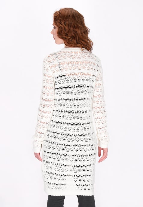 Dreimaster Strickjacke Frauen Weiß - Image 4
