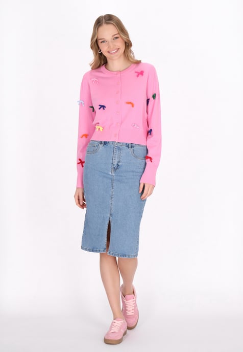 Mymo Strickjacke Frauen Rosa - Image 2