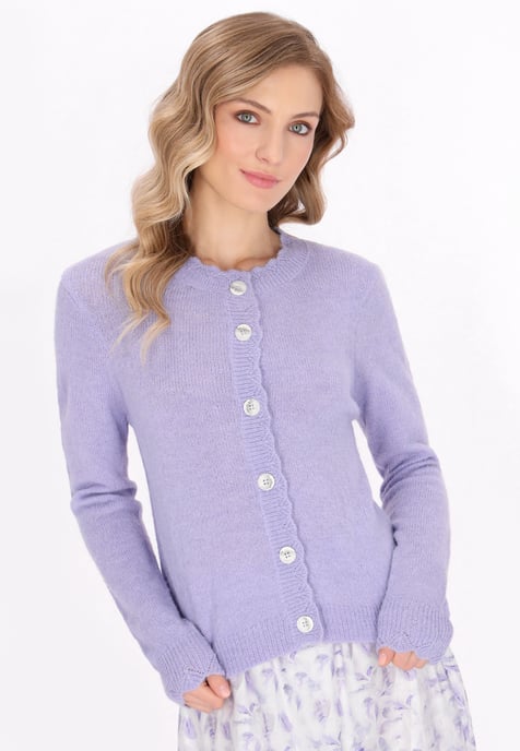 Dreimaster Strickjacke Frauen helles Lavendel - Image 3