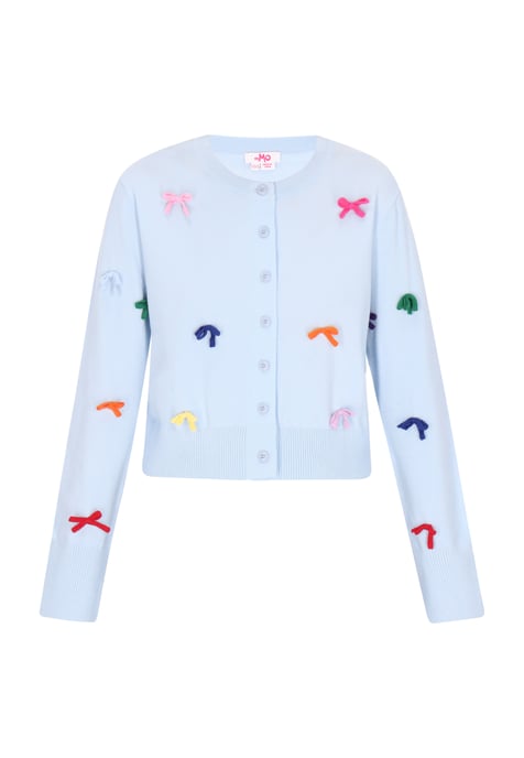 Mymo Strickjacke Frauen hellblau - Image 1