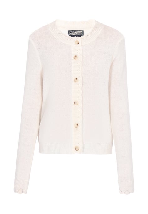 Dreimaster Strickjacke Frauen Weiß - Image 1