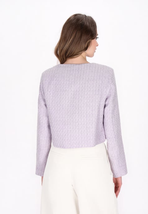 Dreimaster Blazer Frauen heller Lavendel-Glitzer - Image 4