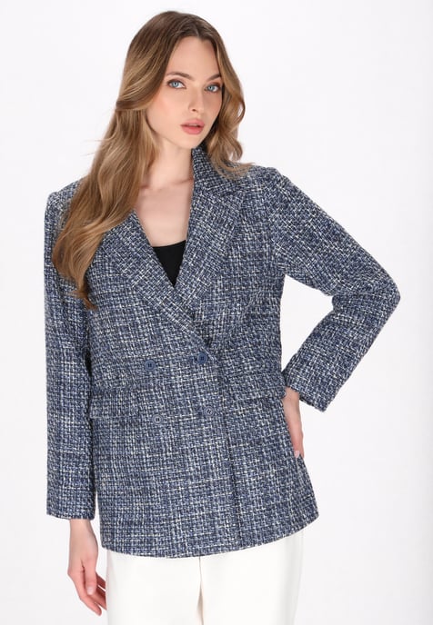 Dreimaster Jacke Frauen blau mehrfarbig - Image 3