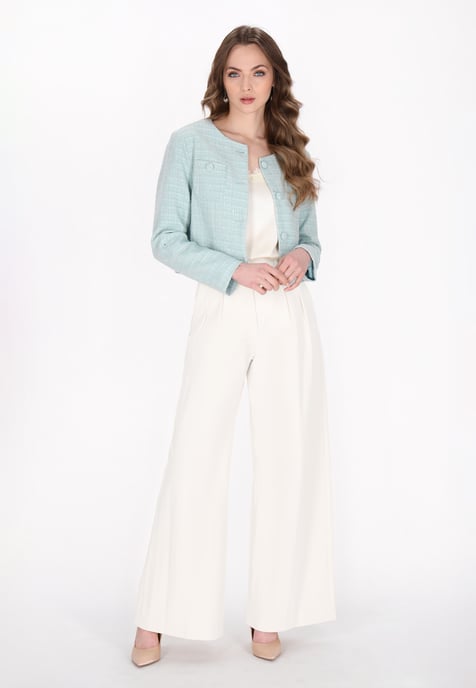 Dreimaster Blazer Frauen Minz-Glitzer - Image 2