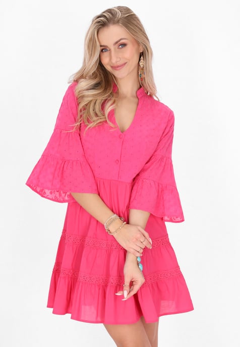 IZIA Kleid Frauen Fuchsie - Image 3