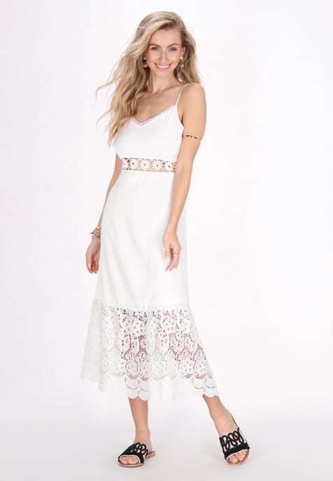 IZIA Kleid Frauen Weiß - Image 3
