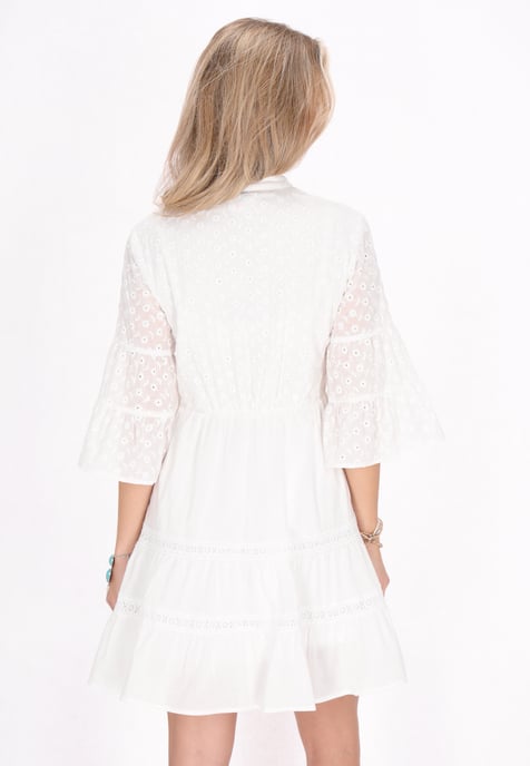 IZIA Kleid Frauen Weiß - Image 4