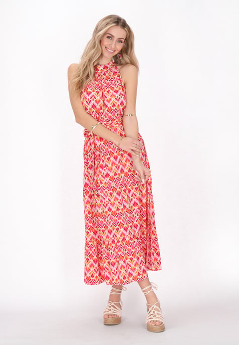 IZIA Kleid Frauen rosa mehrfarbig - Image 2