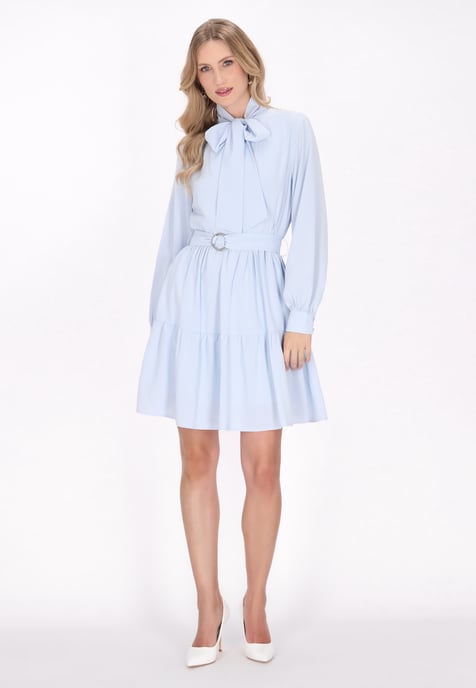 Dreimaster Kleid Frauen hellblau - Image 2
