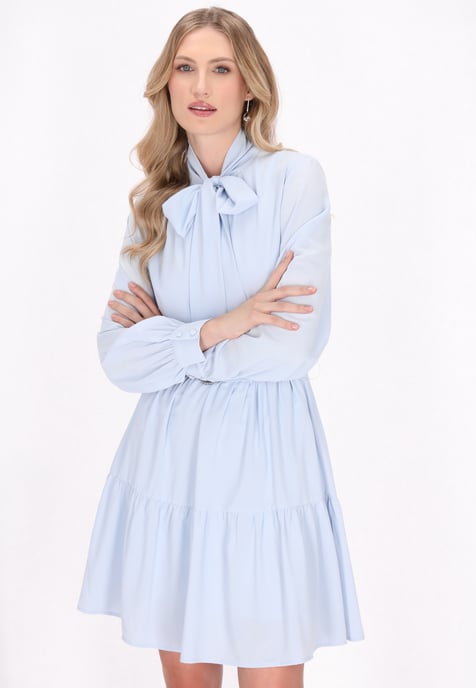 Dreimaster Kleid Frauen hellblau - Image 3