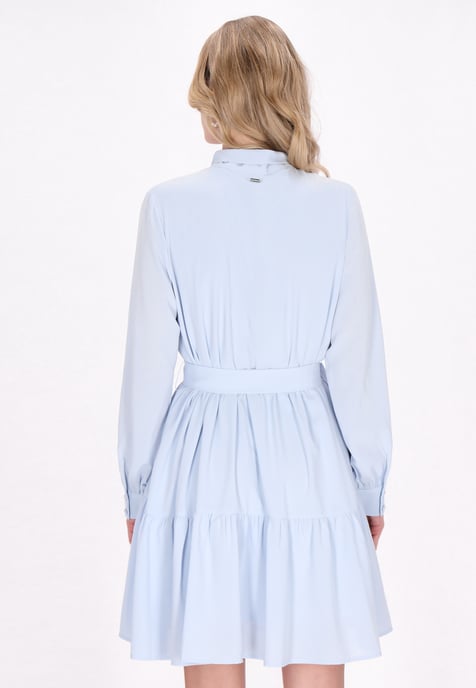 Dreimaster Kleid Frauen hellblau - Image 4