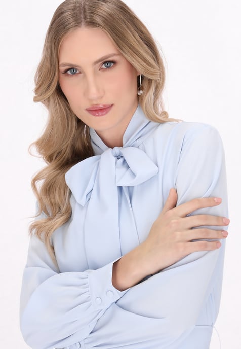 Dreimaster Kleid Frauen hellblau - Image 5