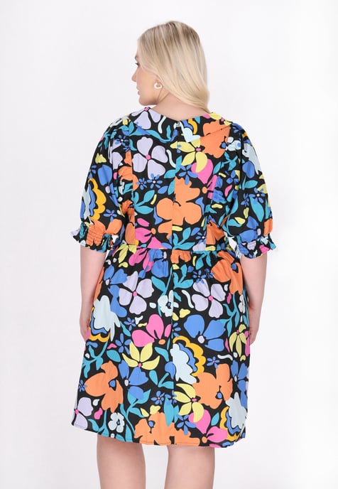 Mymo Kleid in großen Größen Frauen Blau - Image 4