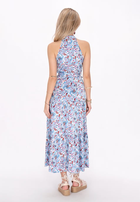 IZIA Kleid Frauen blau mehrfarbig - Image 4