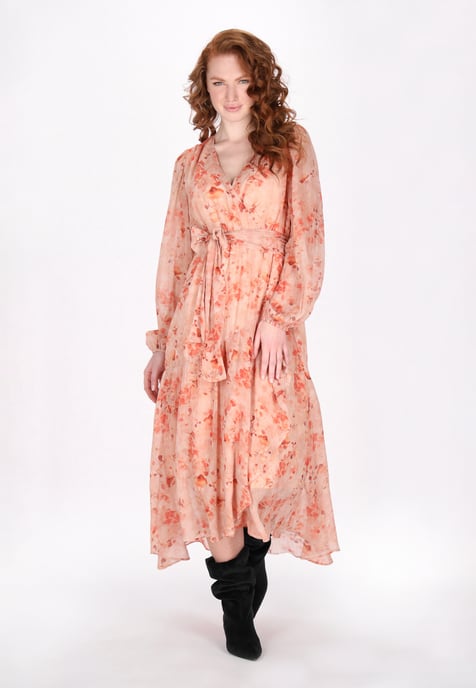 Dreimaster Kleid Frauen Aprikose - Image 3