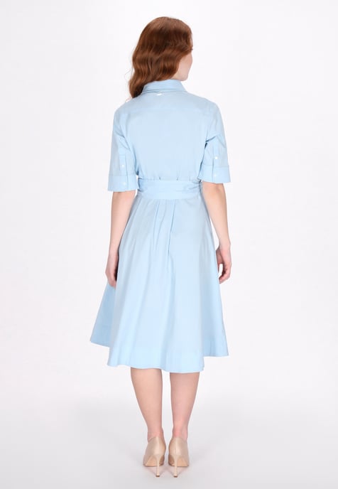 Dreimaster Kleid Damen hellblau - Image 4