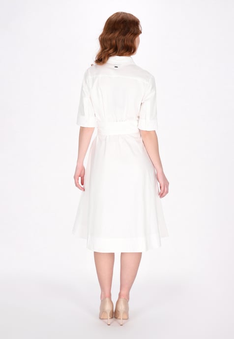Dreimaster Kleid Damen Weiß - Image 4