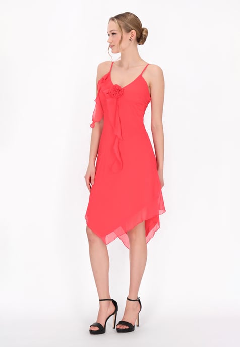 Mymo Kleid Frauen Rot - Image 3