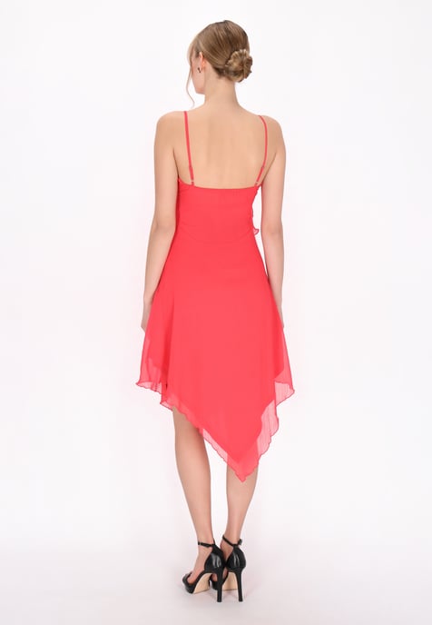 Mymo Kleid Frauen Rot - Image 4