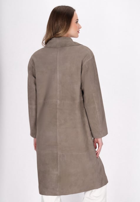 Dreimaster Mantel Frauen taupe grau - Image 4