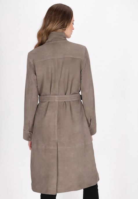 Dreimaster Mantel Frauen taupe grau - Image 4