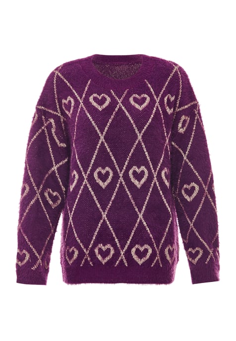 Mymo Pullover Frauen Lavendel - Image 2
