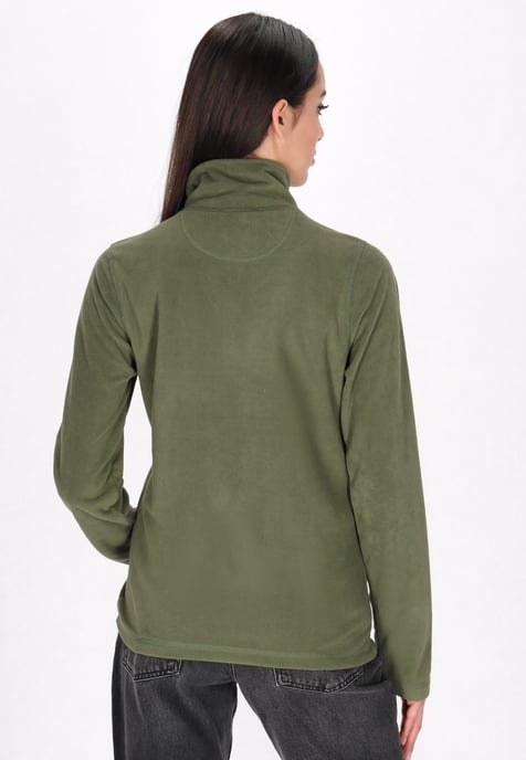 Mymo Fleecepullover Damen khaki - Image 4